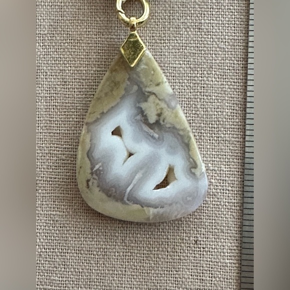 22 inch Mixed Jade beads Patina made Necklace NWOT - Picture 7 of 16